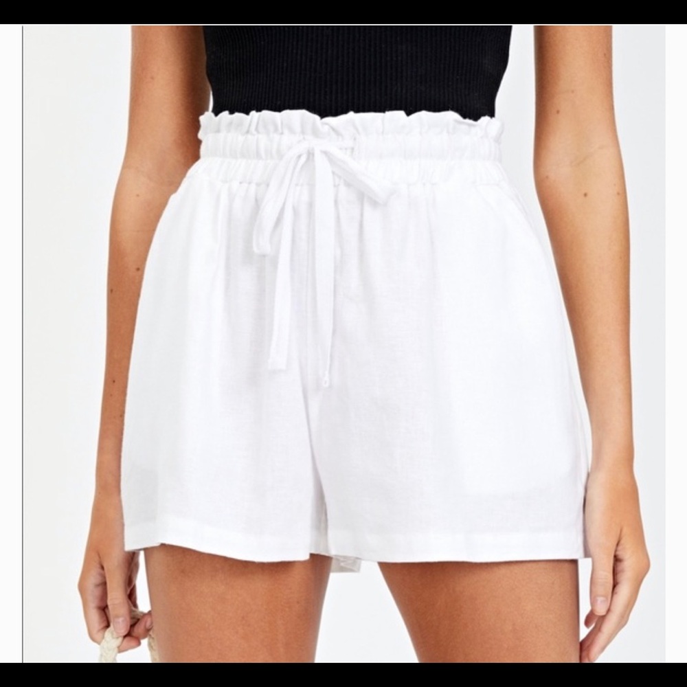 NWT Glassons Linen Blend Shorts